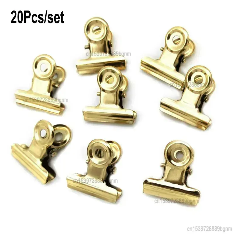 20PCS/Set Klip Logam Bulat 21m - Binder Clip Assorted ulasan dan harga