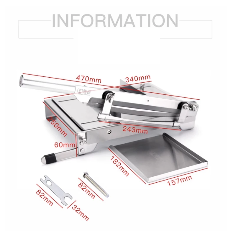 Cutter Multi-function Meat Cutter Commercial Chicken and Duck Meat Slicer Adjustable Thickness