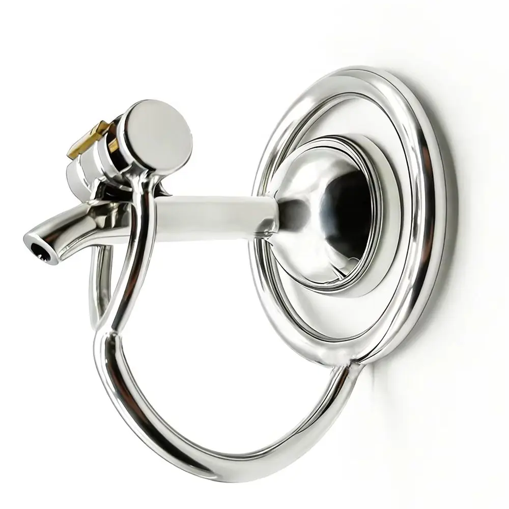Reverse Type Chastity Cage Stainless Steel Male Chastity Device Erotic SM Penis Abstinence Lock Adult Sex Toy