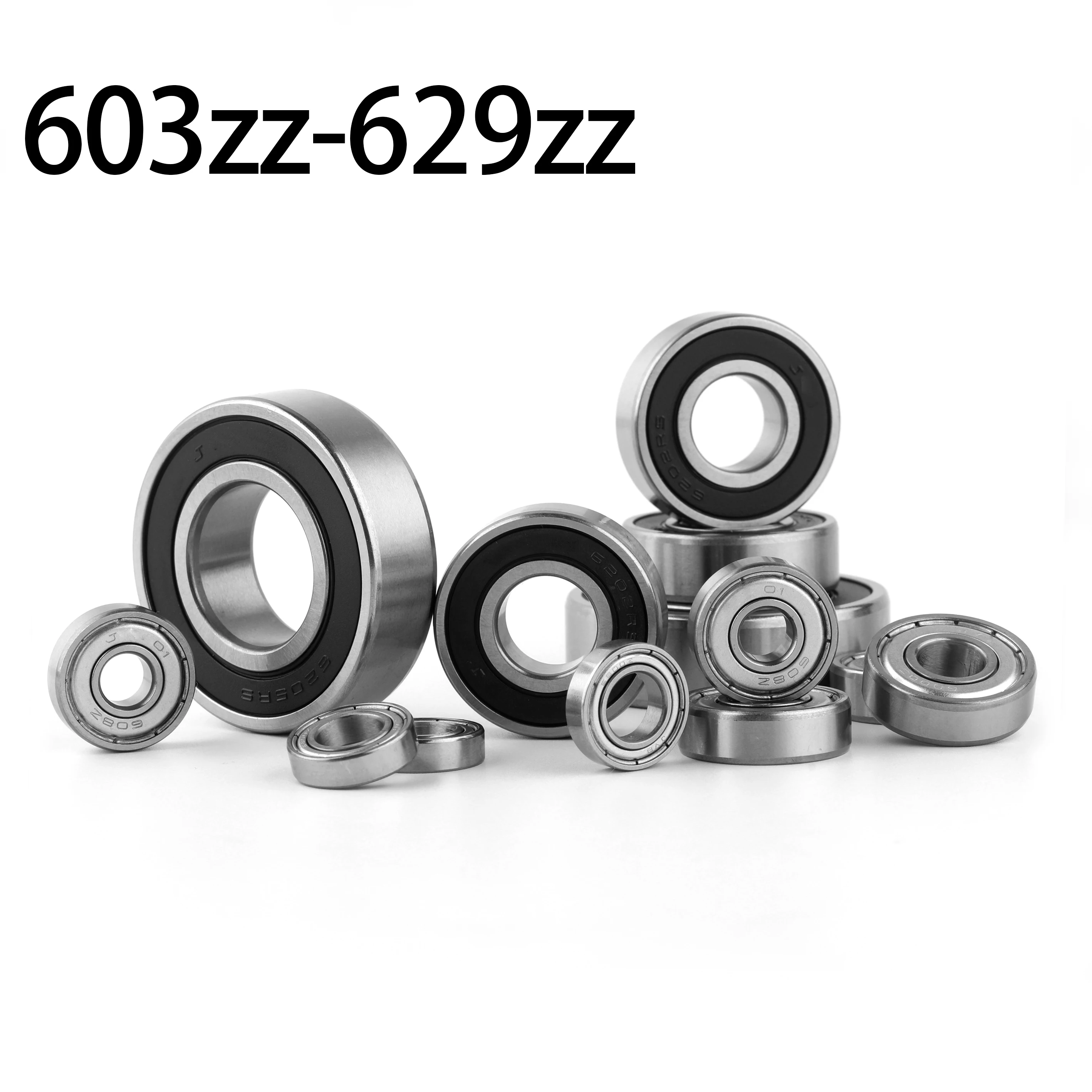 

10PCS Bearing 608zz 623zz 624zz 625zz 635zz 626zz 3D Printer Parts Flange Wheel Double Shield Miniature High Carbon Steel