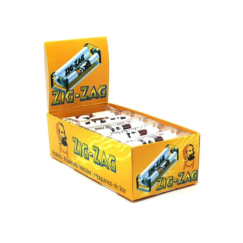 70mm Acrylic Manual Cigarette Roller Premium Plastic Tobacco Rolling Machine for Smoking Accessories DIY Tobacco Tool