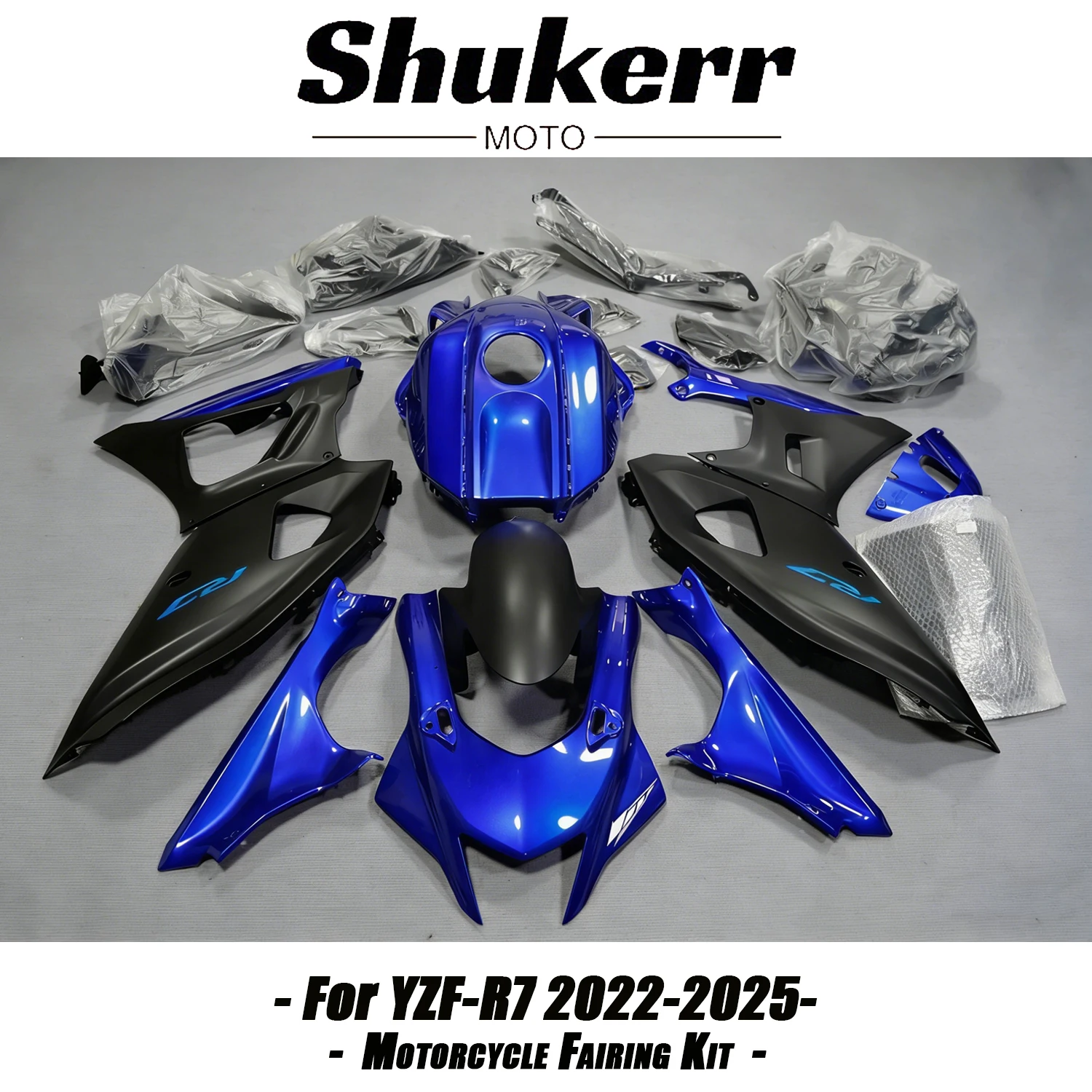 

Fit for Yamaha Yzf R7 Yzf-R7 2022-2024 Abs Motorcycle Plastics Fairing Kit Injection Mold Bodywork Panel Kit 23 24 25 Black Blue