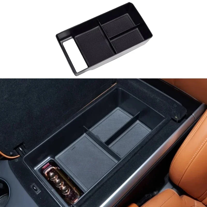 

Auto Armrest Box Storage Pad Fit for Xpeng G9 2022-2024 High Quality Modified Armrest Box Layered Storage Box Car Interior Parts