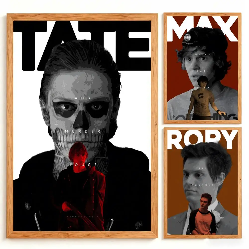 Actor Evan Peters Poster Wall Art Poster Prints Home Wall Decor Gift for Living Room, Bedroom Bar & Parlor