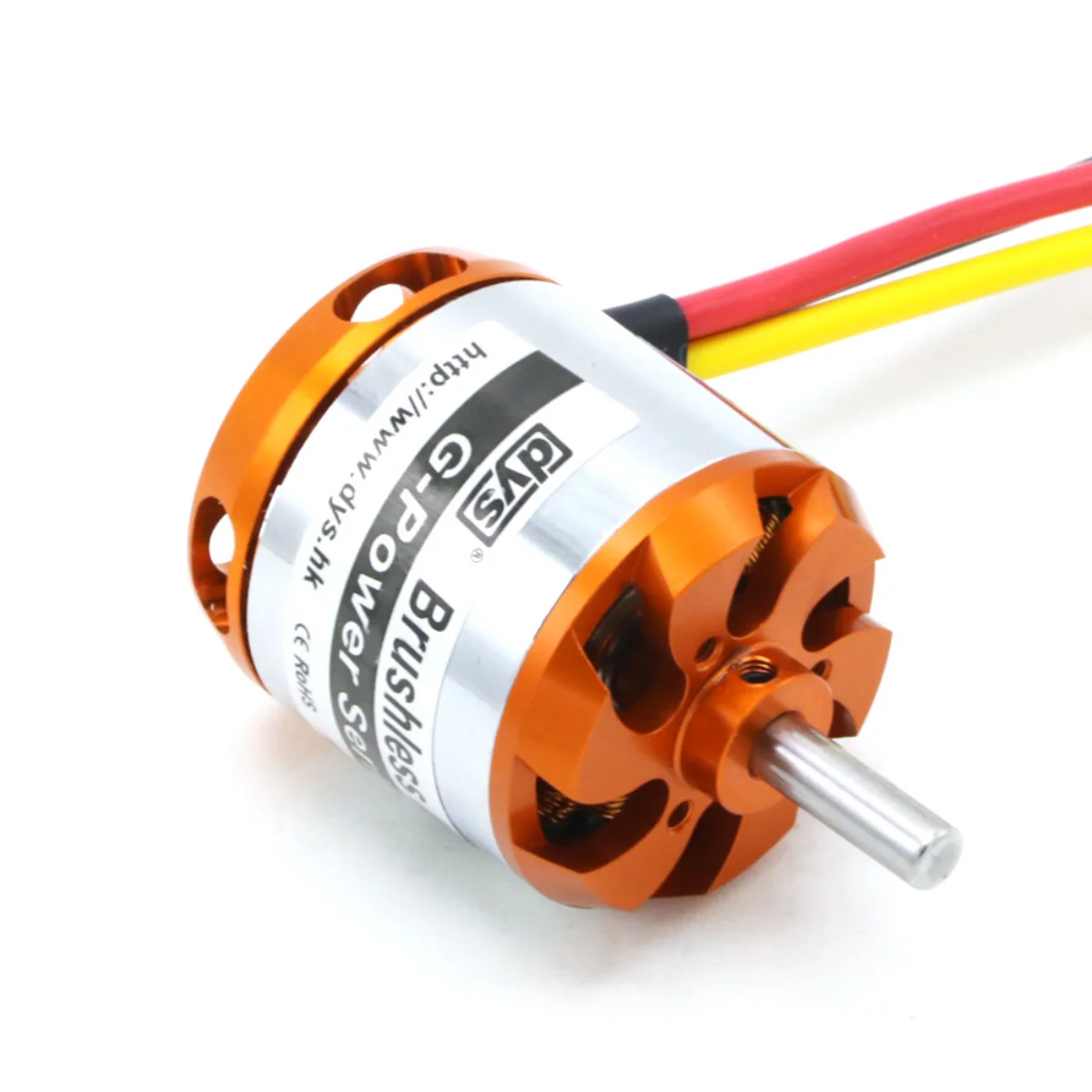 DYS-Brushless Outrunner Motor para Mini Multicopters, Helicóptero Avião RC, D3542, 1000KV, 1250KV, 1450KV