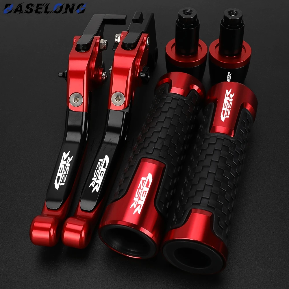 For HONDA CBR125R CBR 125R 2011 2012 2013 2014 2015 2016 2017 2018-2026 Motorcycle Clutch Brake Levers Handle Bar End Grips Caps