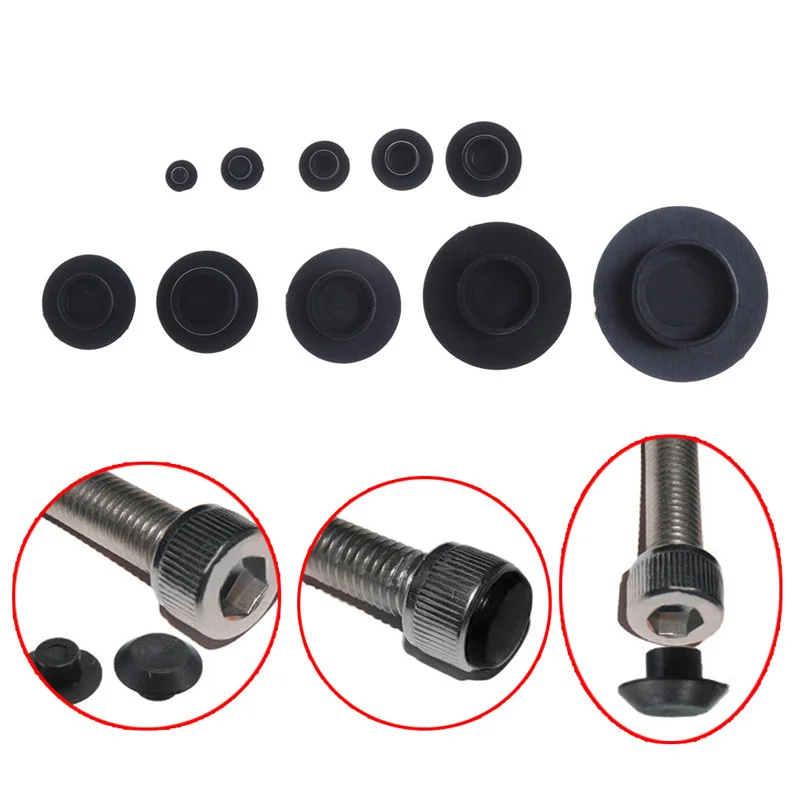 10Pcs M4-M24 Hex Socket Allen Bolt Screw Nut Hexagon Head Cover Cap ProtectorT Ing Q Store