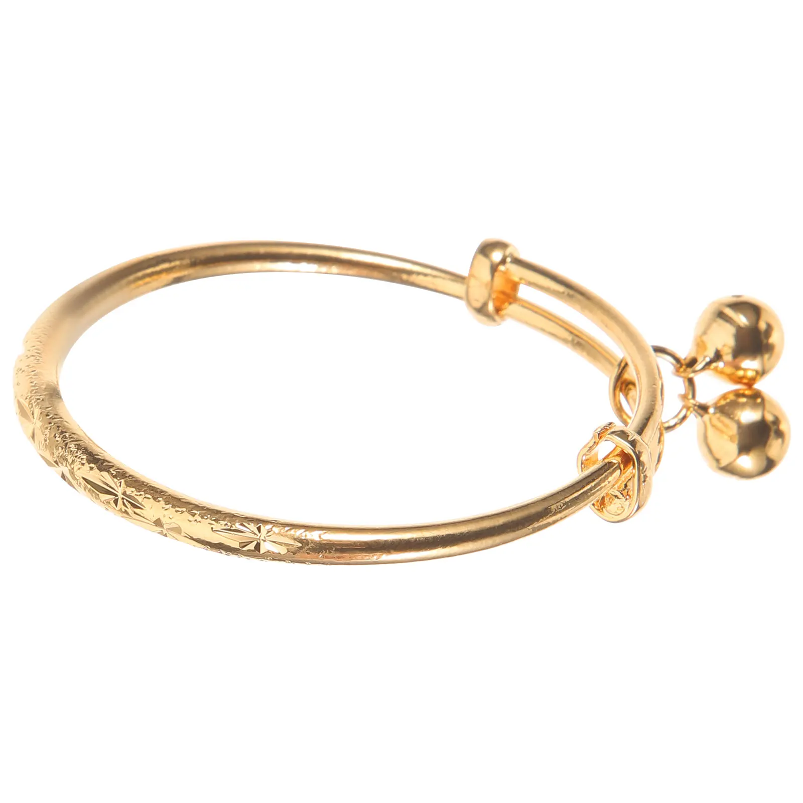 

Simulated Gold Bracelet Kids Bracelets Girl Bangle Adjustable Golden Jewelry Gift Child