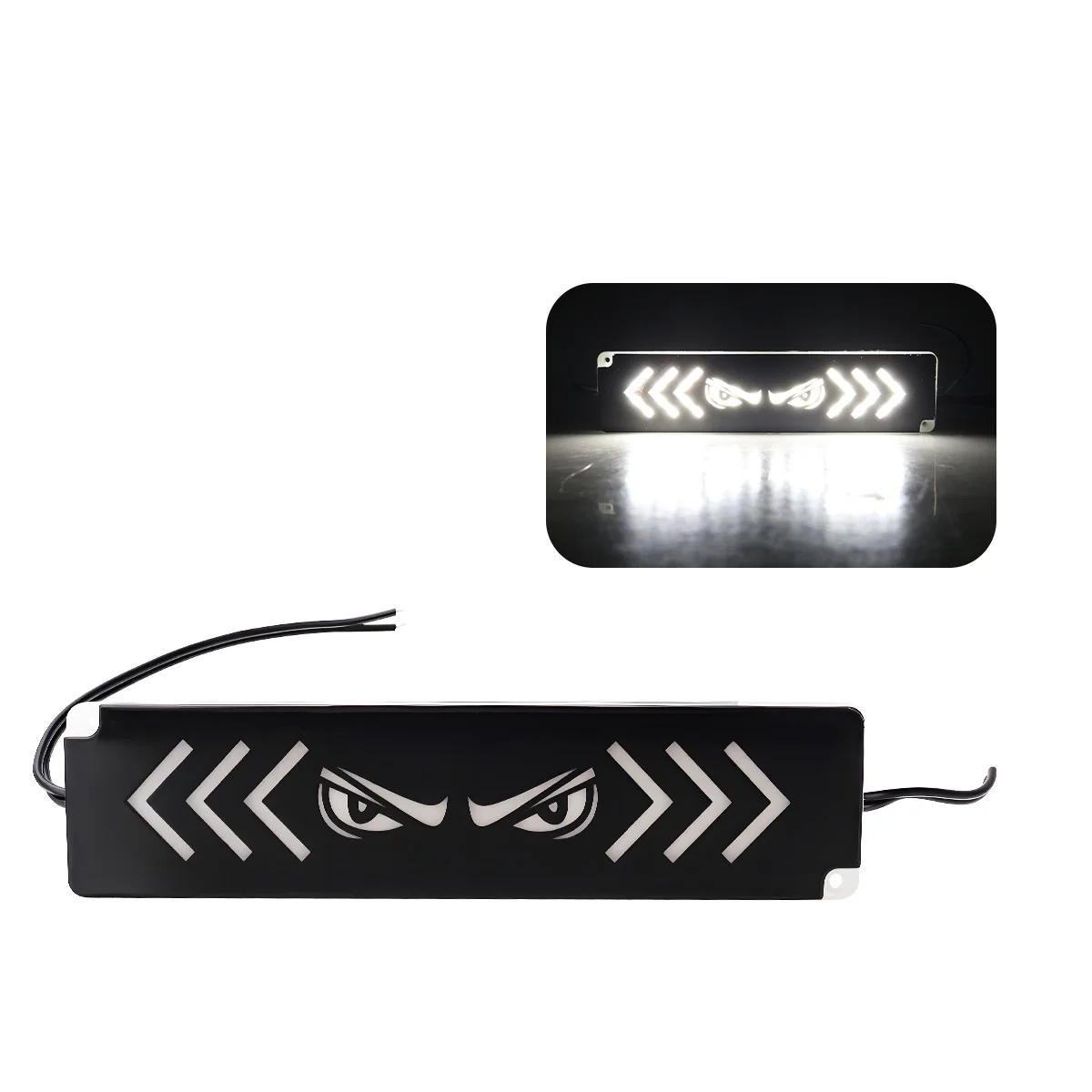 Devil For Demon Eye Strobe Light with Indicator for Vehicle Use Smooth Operation Soft Translucent Cover 12V 24V