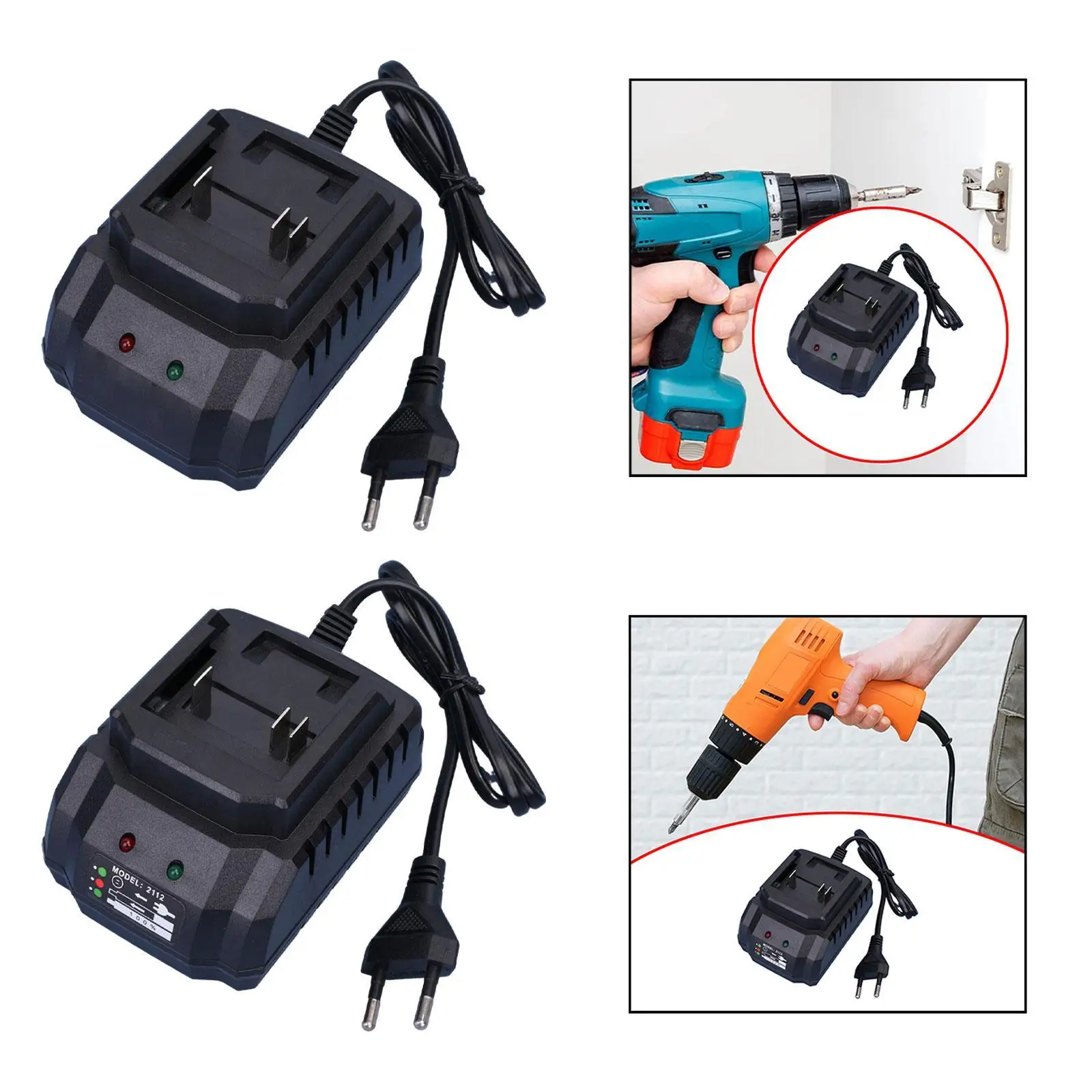 Electric Hand Drill Li-ion Battery Charger Fast Charging Charger Replacement