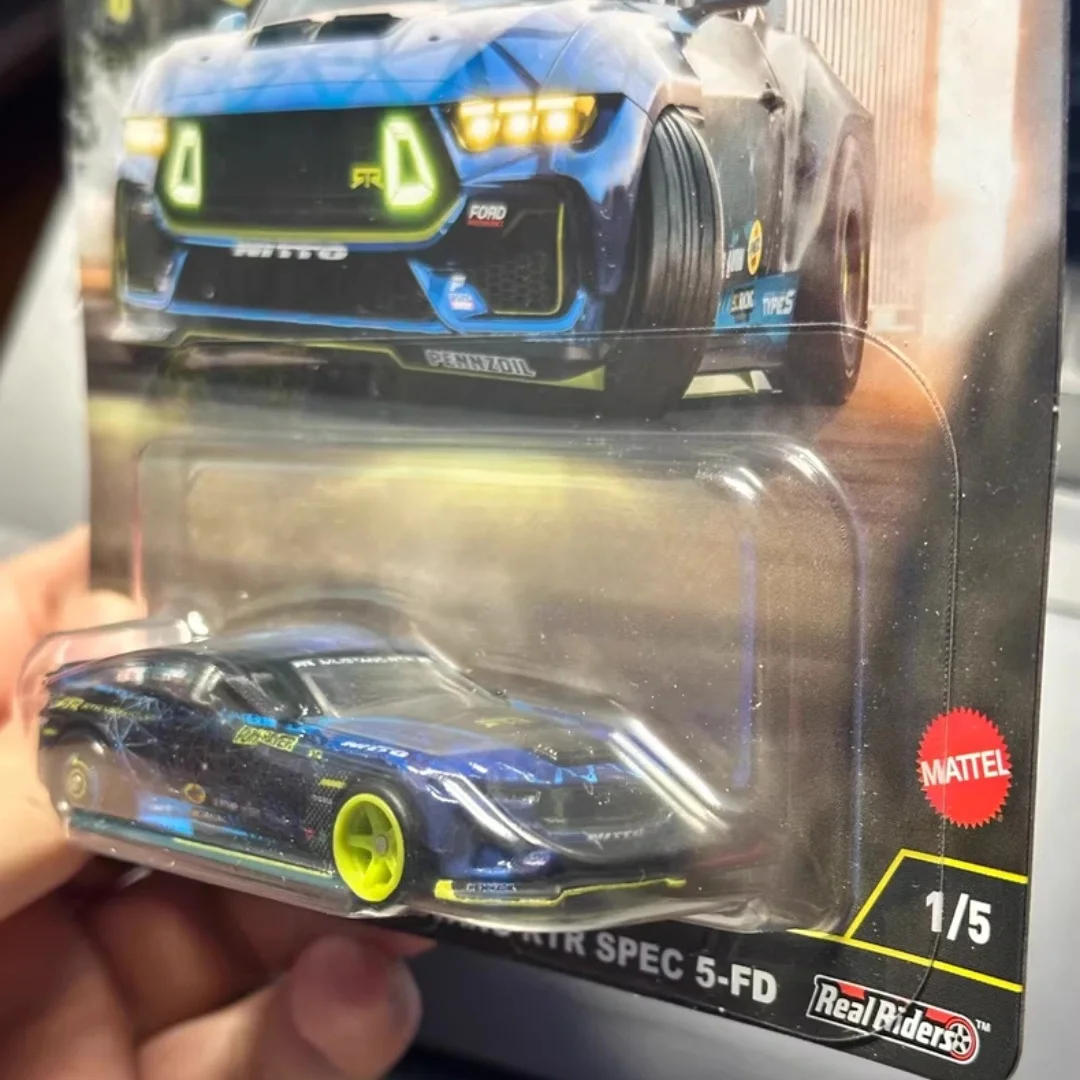 Hot Wheels Premium Circuit Legends Cultura de carro 2024 Ford Mustang RTR escala 1:64 modelo de carro de liga fundida brinquedos colecionáveis presentes