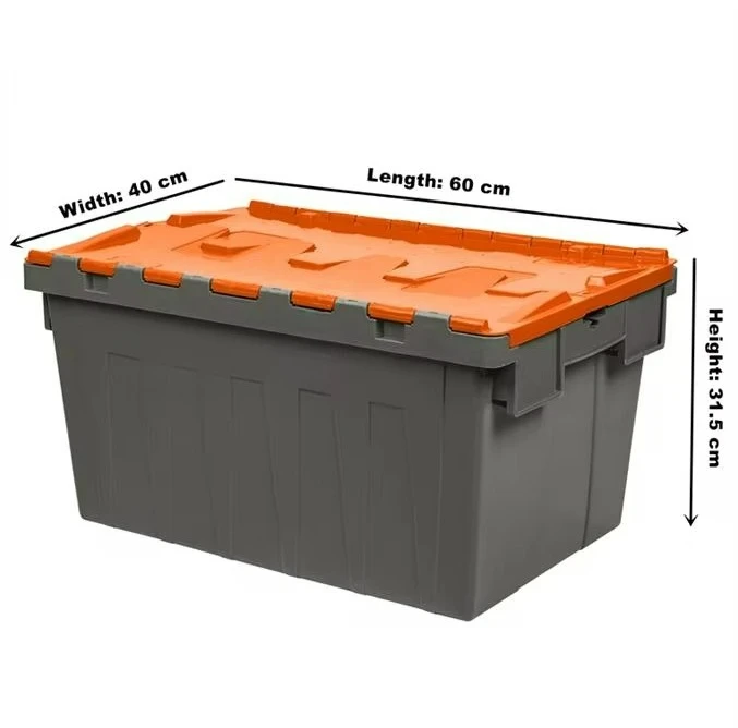 

Large logistics packaging stackable nested plastic crates turnover box storage e-commerce handbags