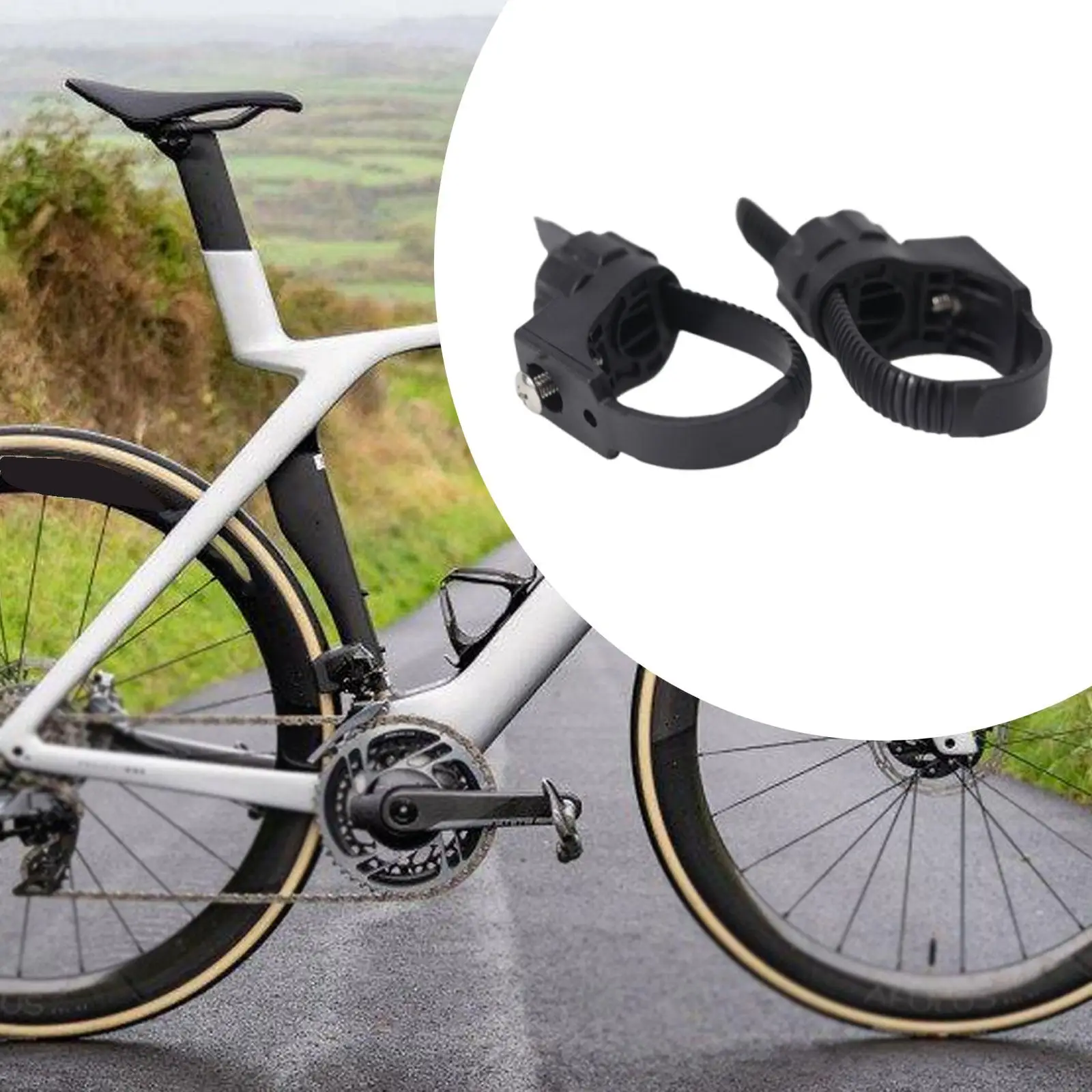 

2x Support Clamp Professional Sturdy Replacement Mudguard Clamp Set