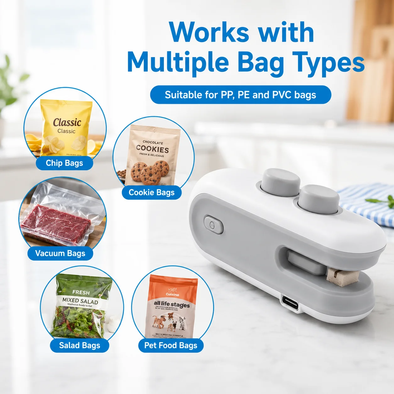 1 adet Mini gıda çantası mühür - Food Storage Machine incelemesi ve fiyatı