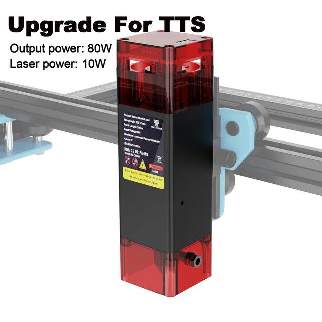 Moduł laserowy 40W 80W głowica laserowa 450nm niebieski Laser do grawerowania laserowego i cięcia laserowego grawer narzędzia do drewna