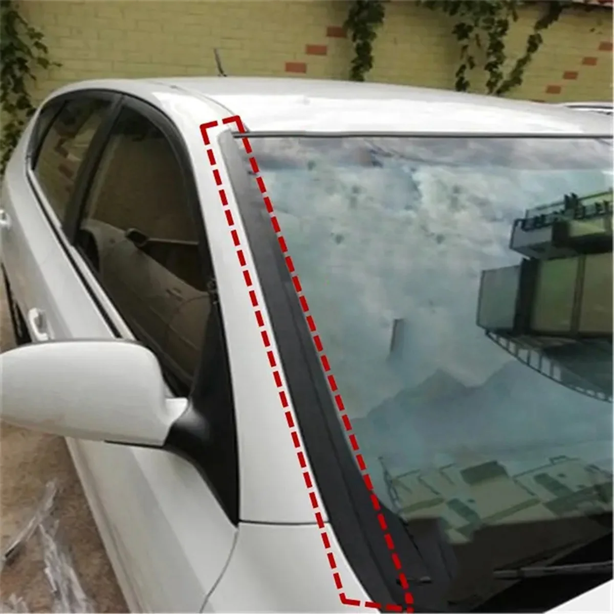 

Windshield Set Side Pillar Molding Cover Windshield Window Trim for I30 2007-12 86131-2L000 86132-2L000