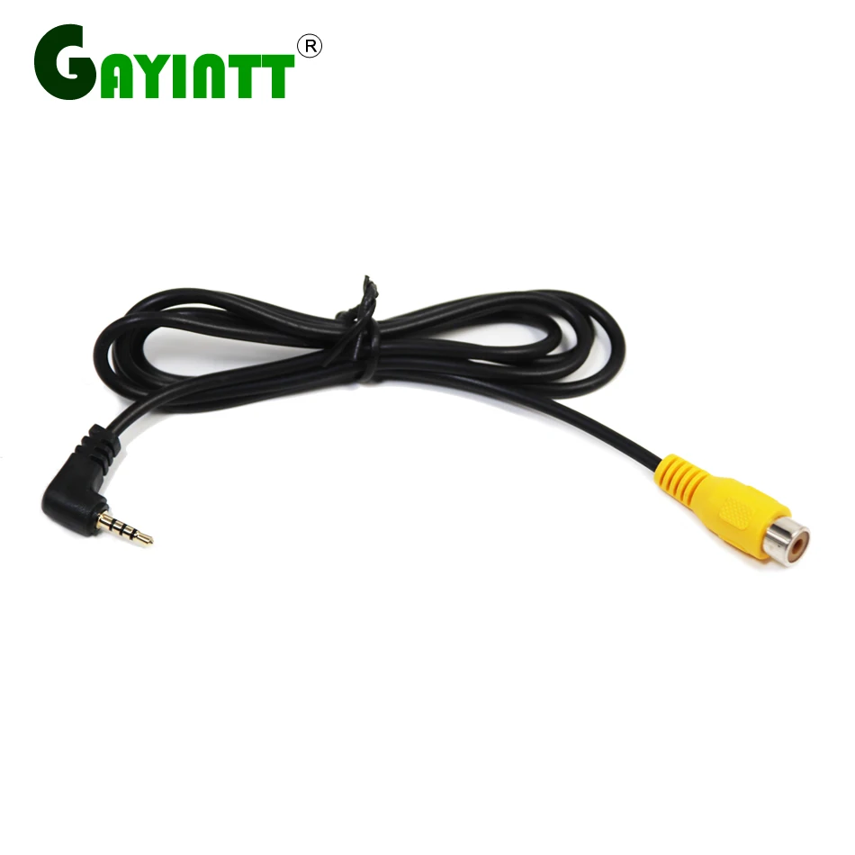 

RCA to 2.5mm AV IN Converter Cable for Car Rear View Reverse Parking Camera to Car DVR Camcoder GPS Tablet