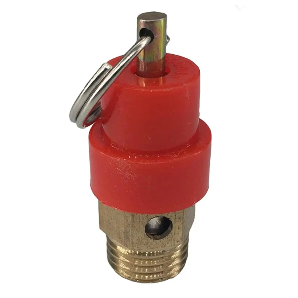 Air Compressor Valve w/Pull Ring Pressure Relief Valve 12mm Diameter