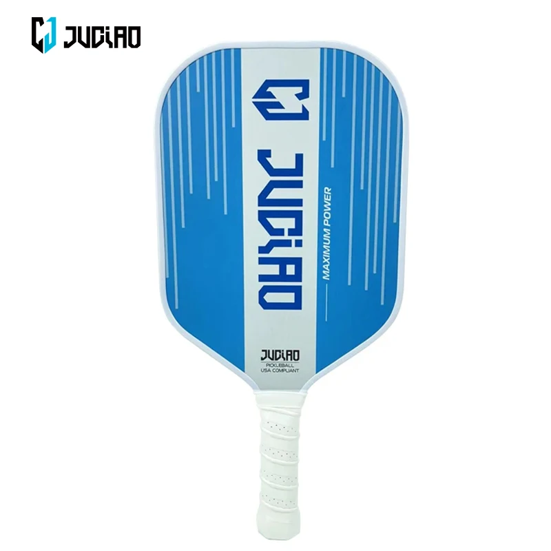 Juciao-paleta Pickleball, superficie de fibra de carbono, mejora el punto dulce, núcleo de panal de polipropileno, raqueta Pickleball, 16mm