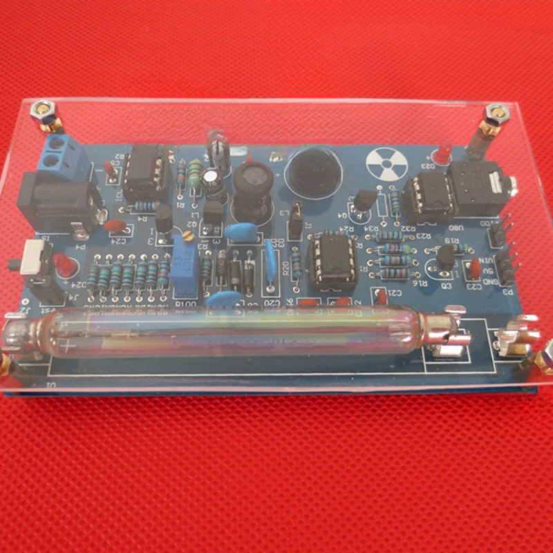 

DIY open source Geiger counter kit module Miller tube GM tube detector emits γ β rays.