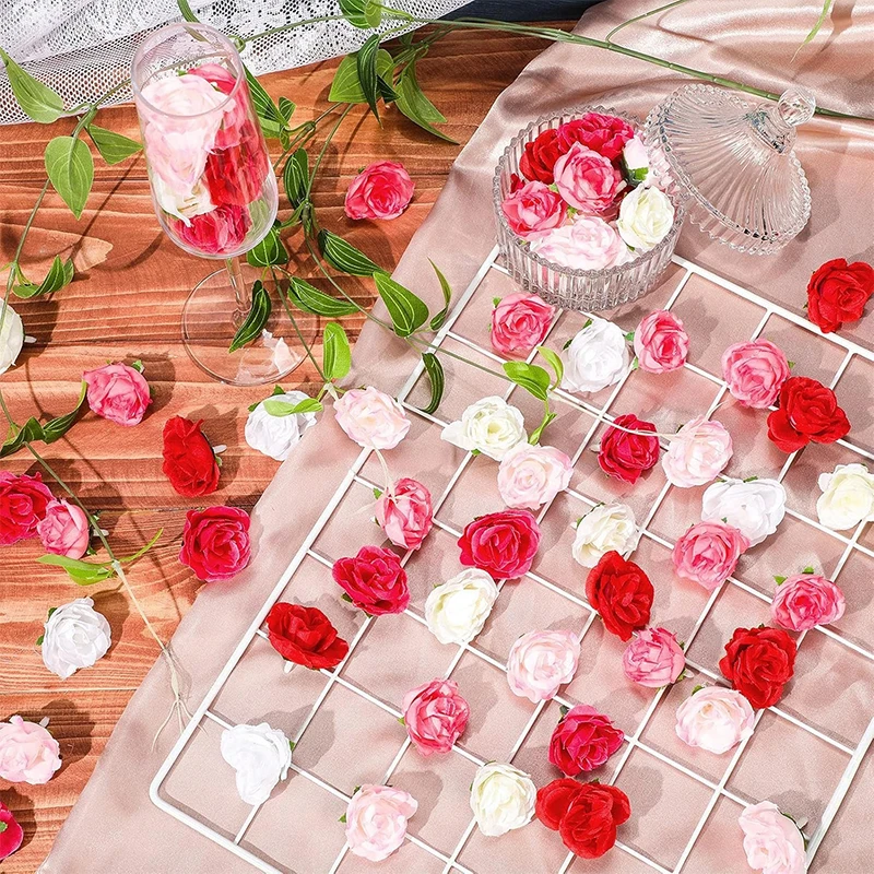 10/20/50개 3.5cm 빨간 실크 장미 인조 꽃 - Baby Nursery Decor Ideas 리뷰 및 가격