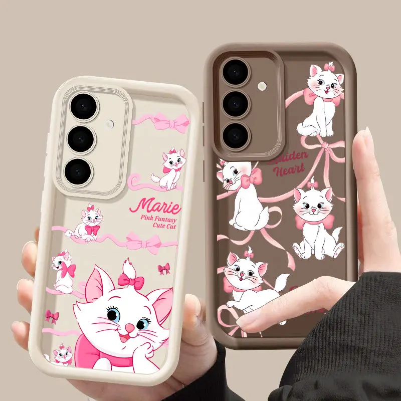 Lovely Marie The Aristocats Cat S26 Ultra Case For Samsung Galaxy S26 S25 S24 S22 S23 Ultra S21 Plus S20 S25 FE Protection Cover
