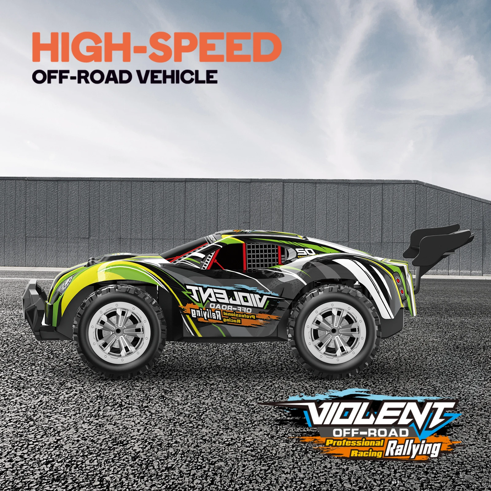 RC drift car two-wheel drive electric racing car remote control, truck toysElectric Remote Control Toy Car for Drifting Fun