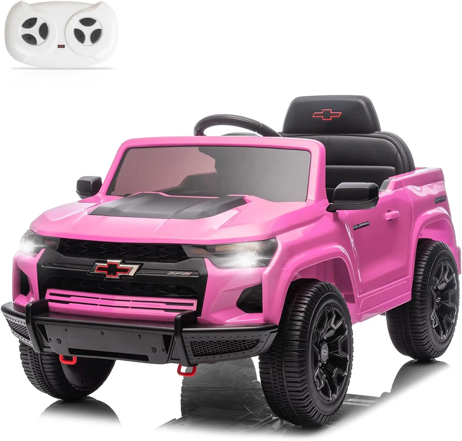 Winado Licensed Chevrolet Colorado Electric Car for Kids, 12V Ride on Toys for Toddlers with Remote Control, Battery Powered Ele