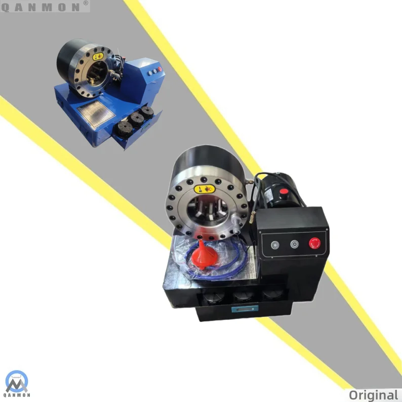 

Portable 1/8-2'' Hydraulic Press 38mm Ac Wire Rope 12V 24V Brake Pipe Crimper Oil Fuel Battery Hose Crimping Machine