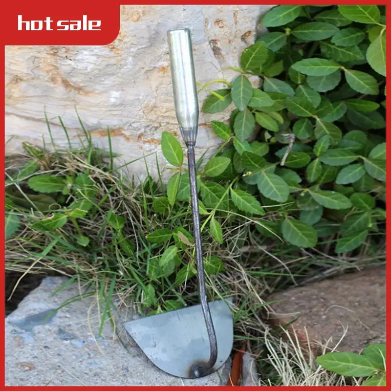 

A74P-Gardening Tools Hollow Hoe Garden Weeding Tool Hand Shovel Weeder Backyard Loose Soil Farm (Long Handle)