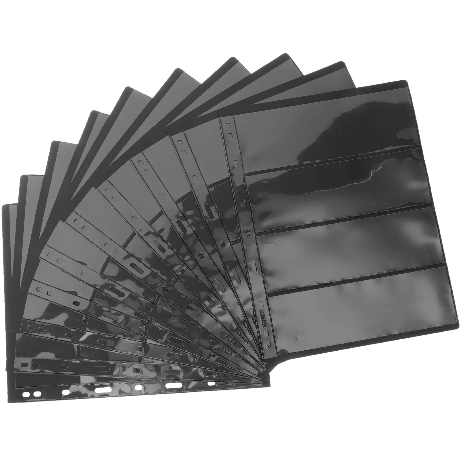 

Storage Loose-Leaf Transparent Pages Cards Postcards Stamp Collecting Binder Organizer Standard Size