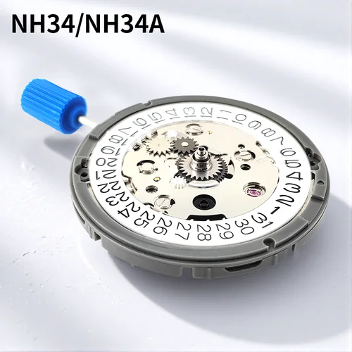 Imagen 2 del producto Japón Original nuevo NH34 movimiento reloj modificación accesorios movimiento completamente automático movimiento mecánico