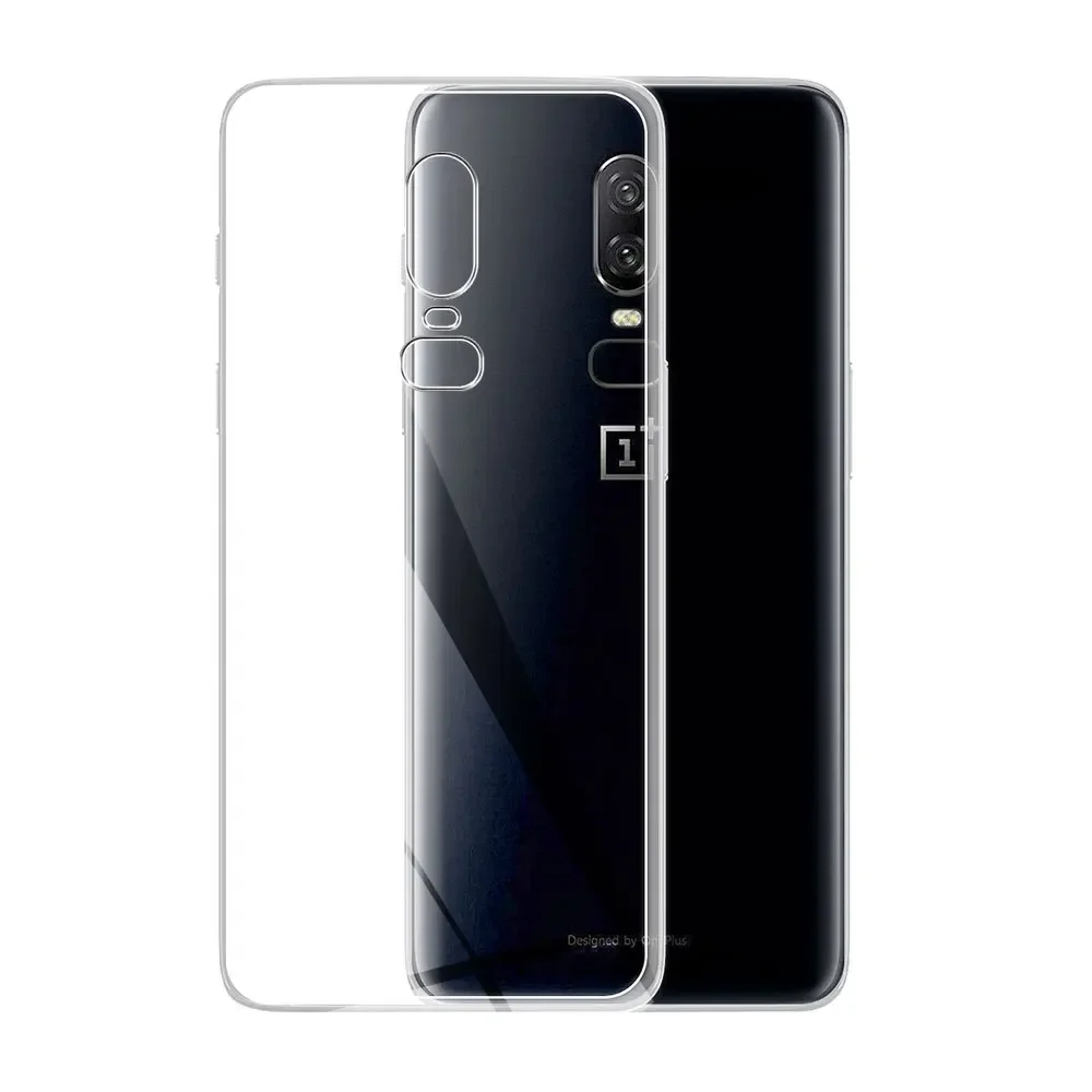 For OnePlus 6 Case Soft Silicone Cover For OnePlus 6T Phone Cases For OnePlus6 6T Clear Shockproof Bumper Coque