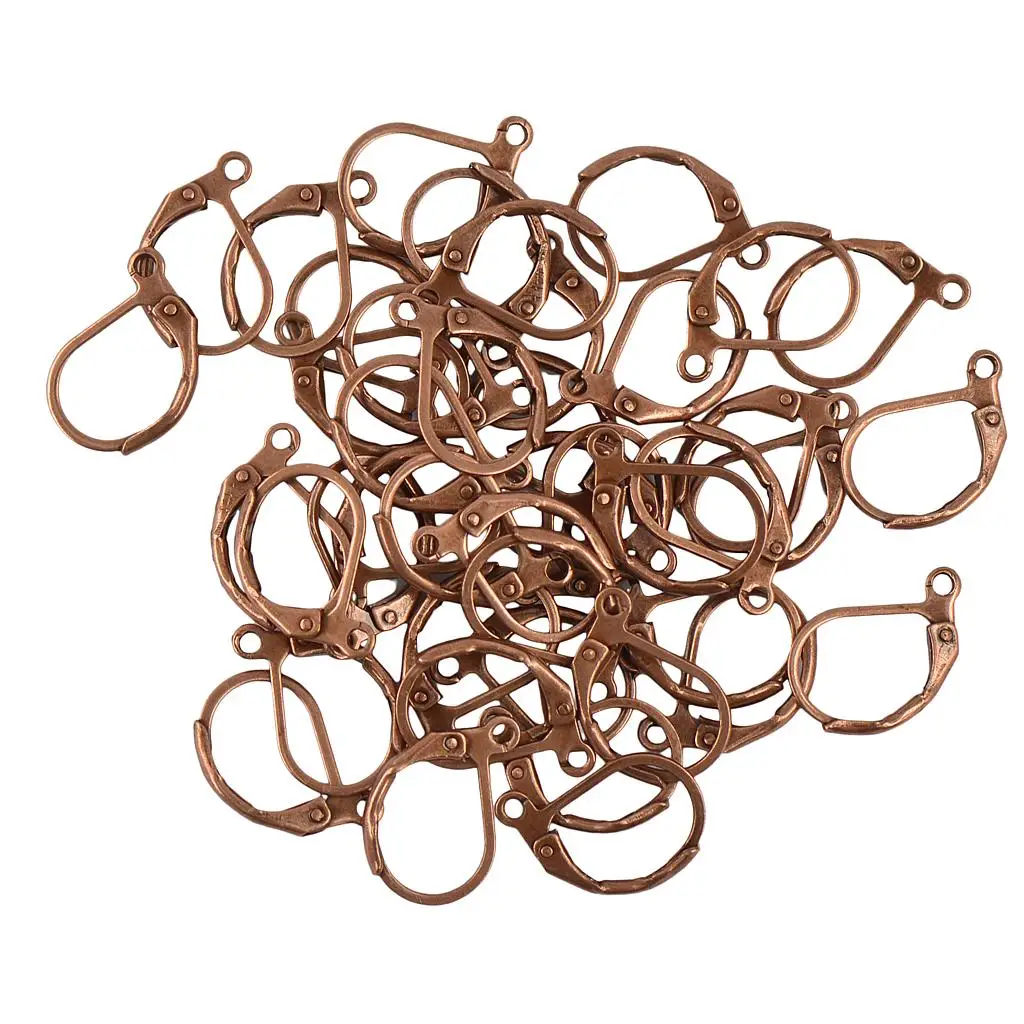 50pcs French Interchangeable Earring Findings Ear Wires Earring Hooks