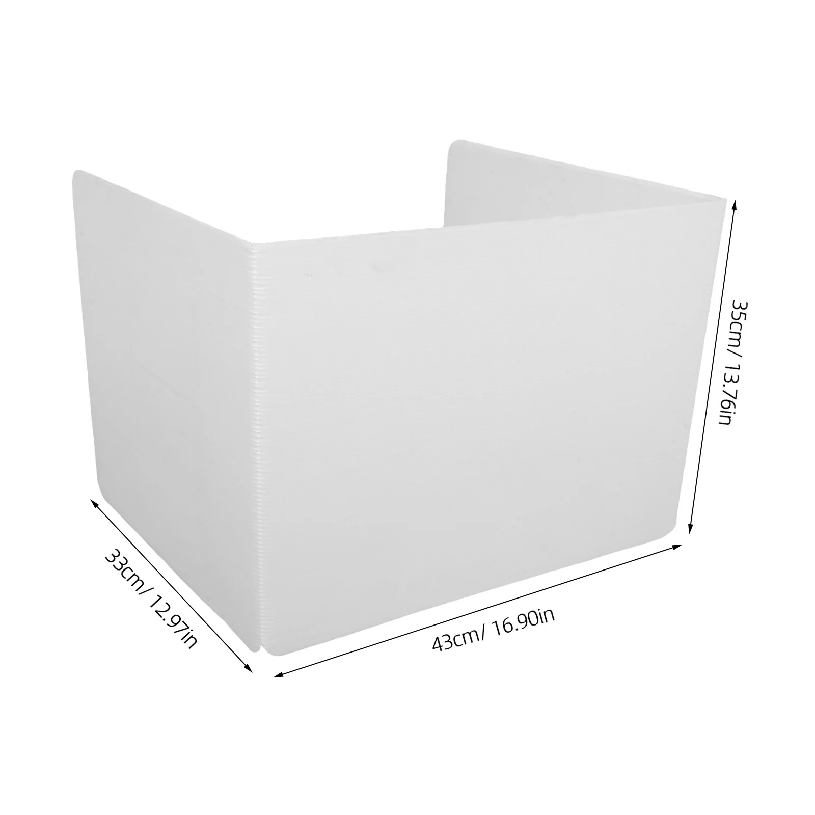 Reusable White Plastic Student Desk Dividers Study Carrel Divider Privacy Shield Folder Boards Classroom Partition Screen