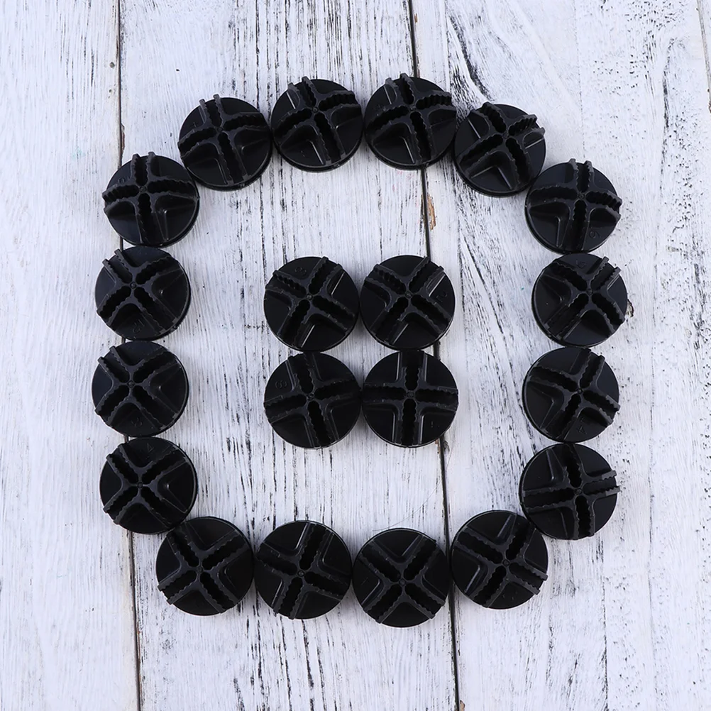

40 Pcs Racking Buckle Plastic Closet Connectors ABS Buckles Wire Storage Shelving Buttons
