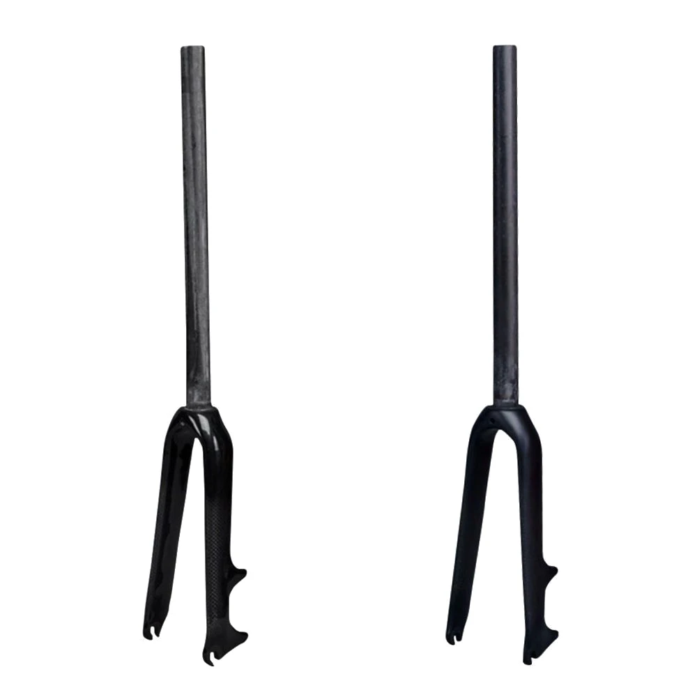 

3K Carbon Fiber Bicycle Fork Folding BMX Kids' Bikes Fork For Wheel 14 16 18 20 22 Inch Axle Width 74/100mm Disc Brake