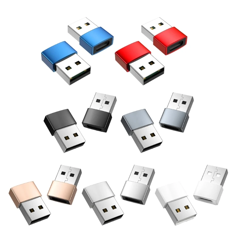 Adaptor USB Ke Tipe C Untuk Transfer File Cepat dan Catu Daya untuk PC, Laptop,