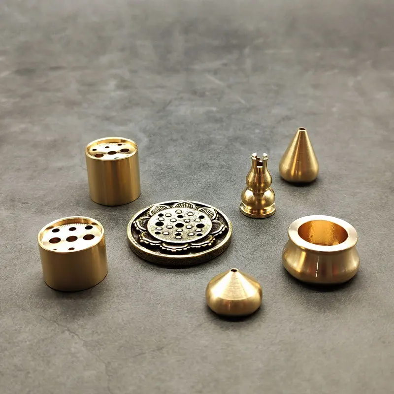 Portable Incense Burner Multi Purpose Water Drop Shape Brass Incense Holder Crafts  Teahouse Home Yoga Incense Burner Decoration