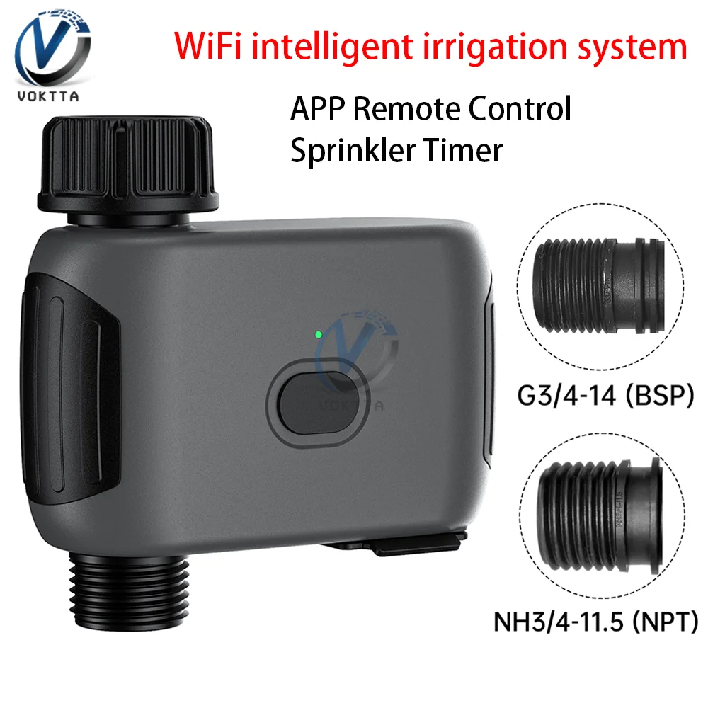 

WiFi Smart Automatic Watering Controller Sprinkler Timer APP Remote Control Timed Irrigation Systems DIY Garden Watering Tools