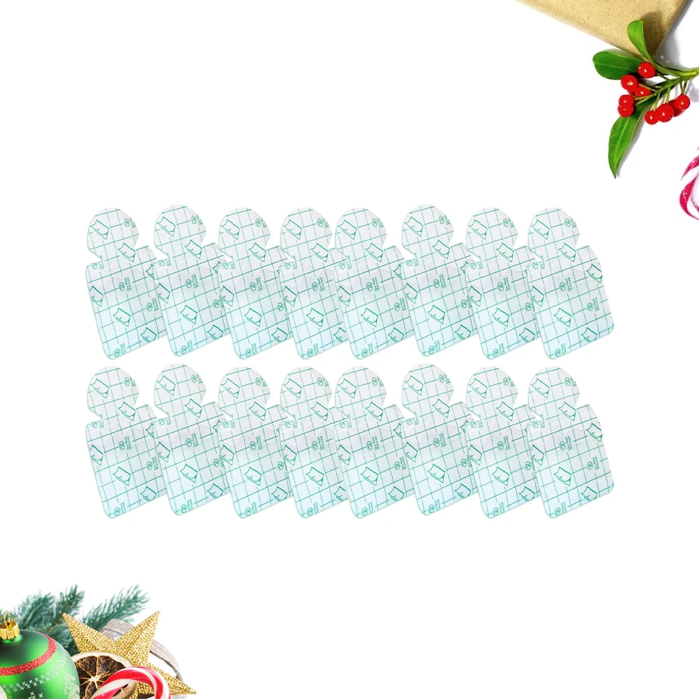 

20pcs Heel Protectors for Cracked Feet Moisturizing Inserts Blister Prevention Pads Portable Foot Care Toolsheel stickers podo