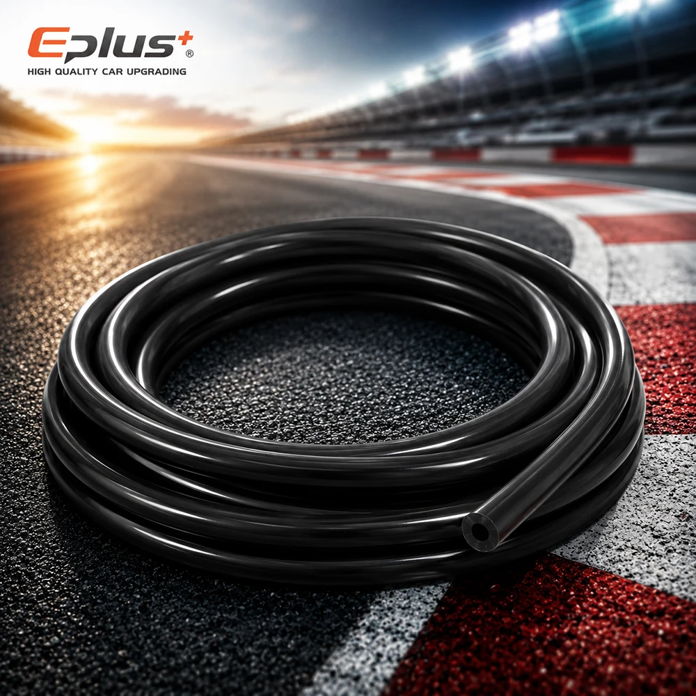 Universal Black Silicone Vacuum Hose ID 3-12mm High Temp Flame Retardant Car Motorcycle Engine Air Tube