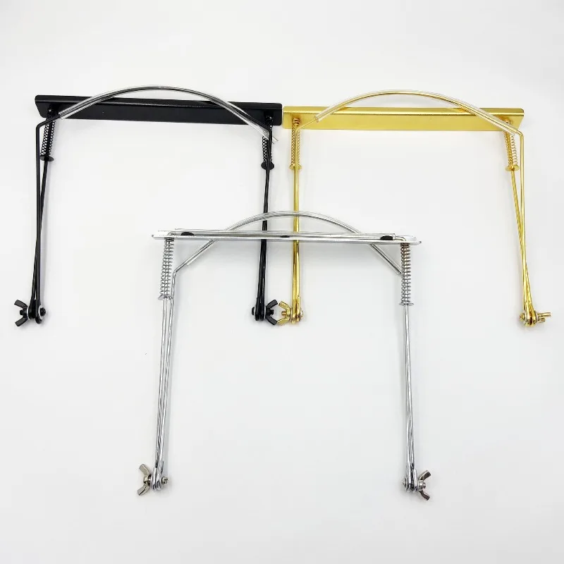 Adjustable Harmonica Neck Clip Metal Hanging Bracket Universal 24 Hole Harmonica Support Holder for Performance Playing