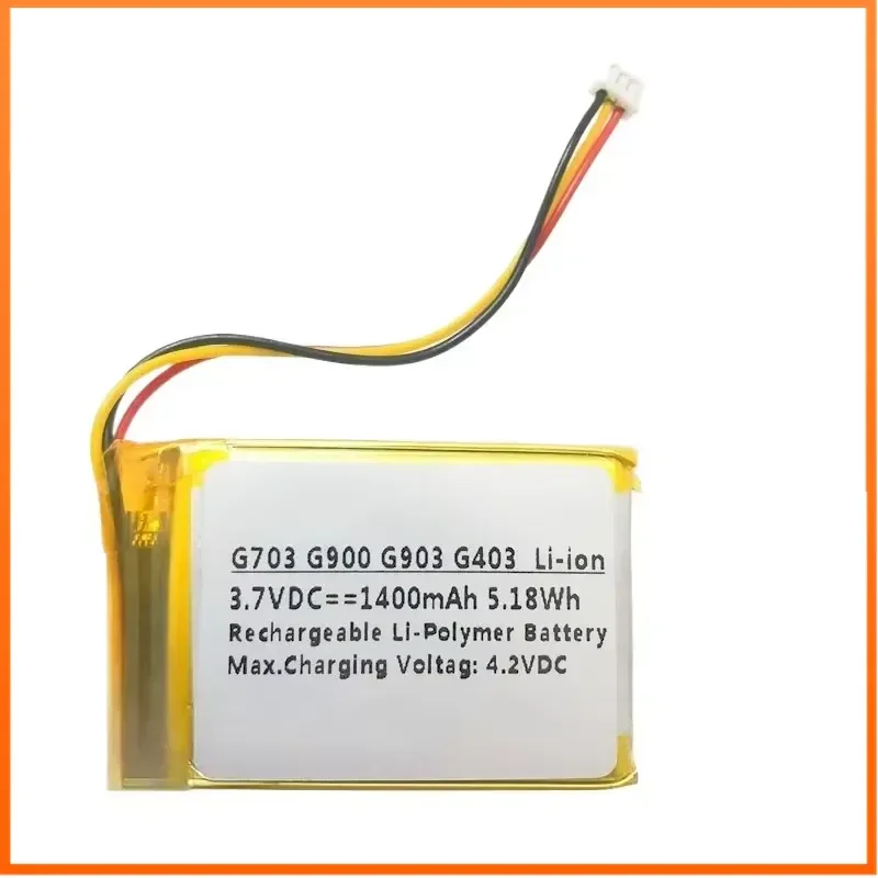 533-000130 3.7V 1400mAh Digital Battery for Logitech G900 G703 G903 Chaos Spectrum and G403 Prodigy RGB Gaming Mouse Battery