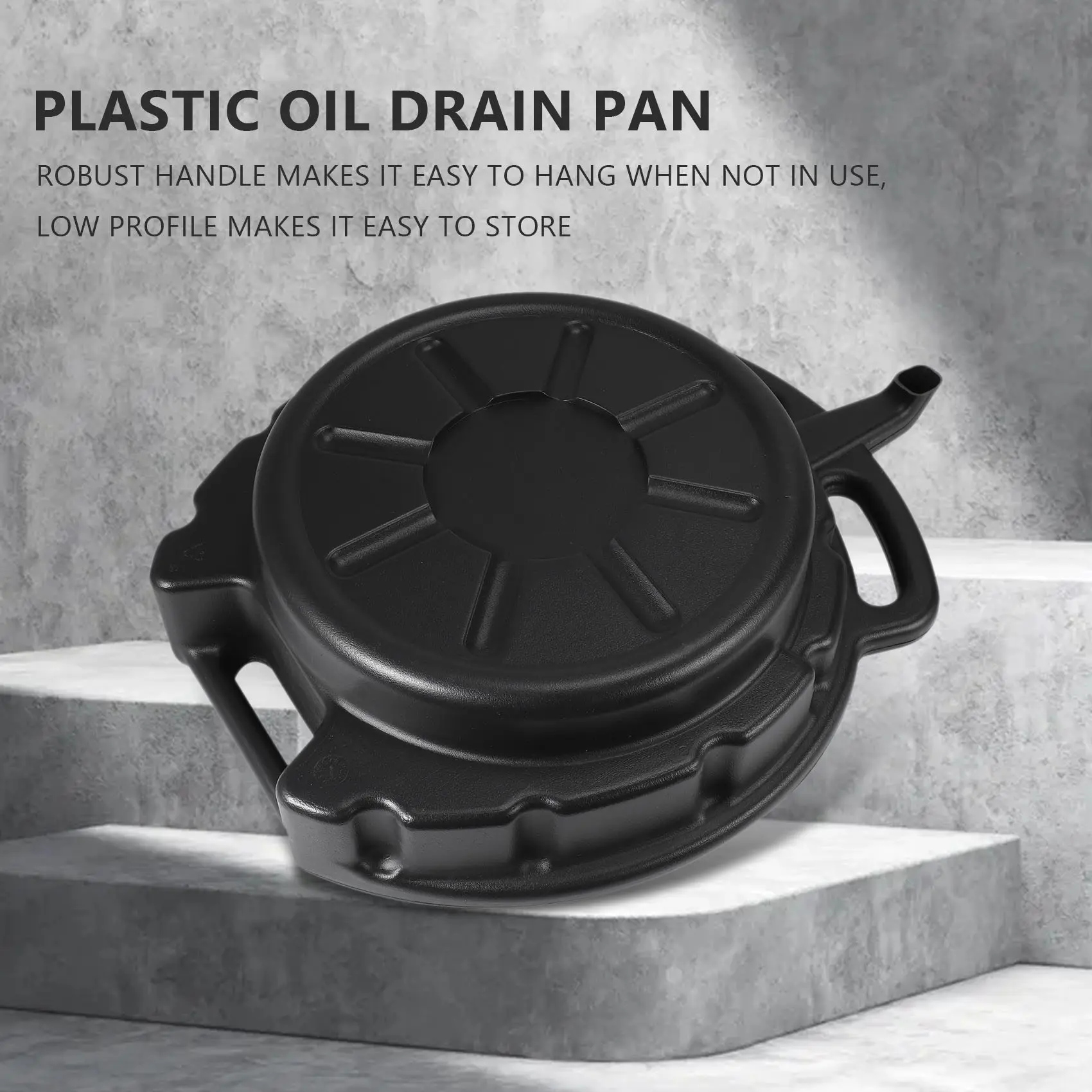 7.5L Plastic Oil Drain Pan Wast Engine Oil Collector Tank Gearbox Oil Trip Tray For Repair Car Fuel Fluid Change Garage Tool