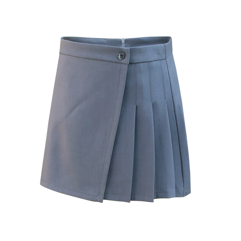 

Pleated Skirt, Half Skirt, Pleated Skirt, New Spring/Summer Style, Hip-Hugging Slimming Short Skirt, Dark Gray Pencil Skirt, A-L