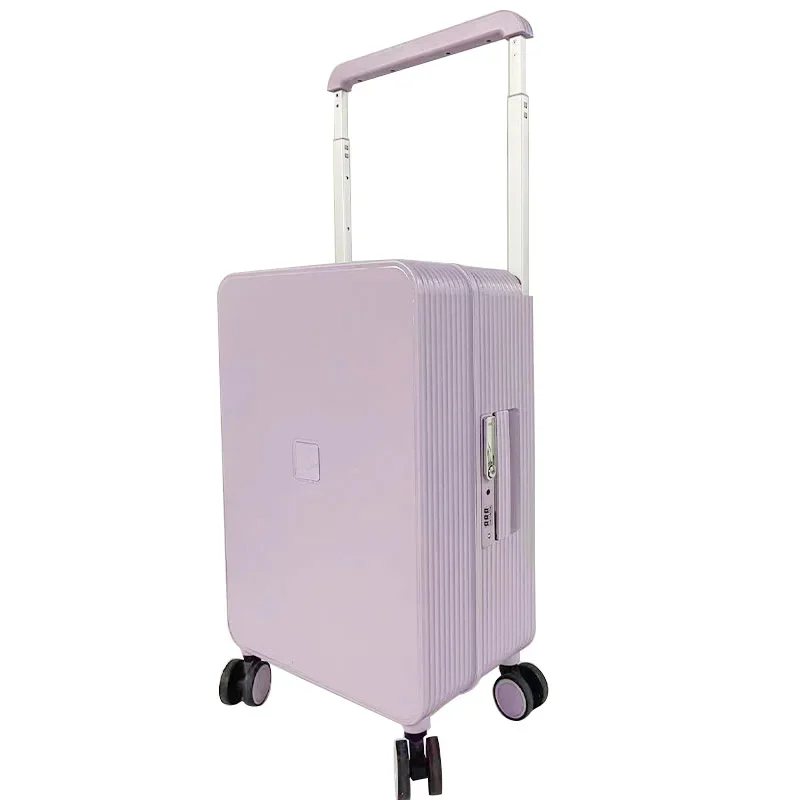 Fashion Wide Pull Rod Rolling Luggage Travel Suitcase Carry-on Trolley Case Large Capacity Trunk Password Box Universal Wheel