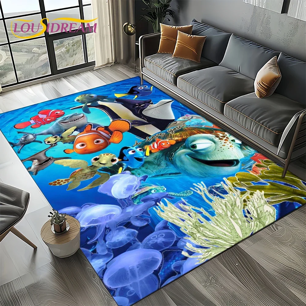 Cartoon 27 Style Cute Finding Nemo Sea World Carpet Rug for Bedroom Living Room Home Sofa Decoration,kids Large Decor Floor Mat