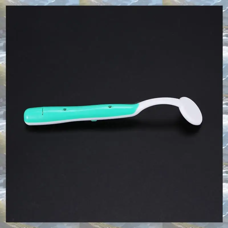 2-delige LED-lichttanden Mondspiegel Superheldere mondspiegel Verlicht tandverzorgingshulpmiddel Mondhygiëne Machine Groen