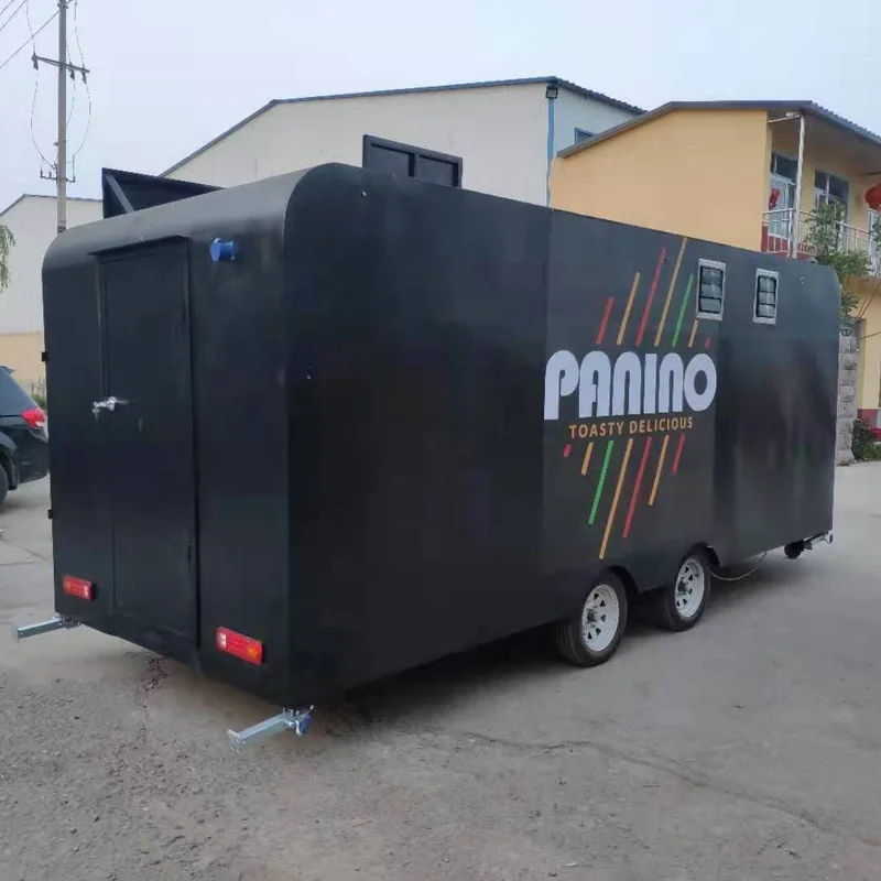 تصميم جيد، فان الطعام، الوجبات السريعة، مقطورة الطعام التجارية، عربة الآيس كريم التركية، عربة الآيس كريم